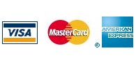 CarterWorx accepts Visa, MasterCard and American Express